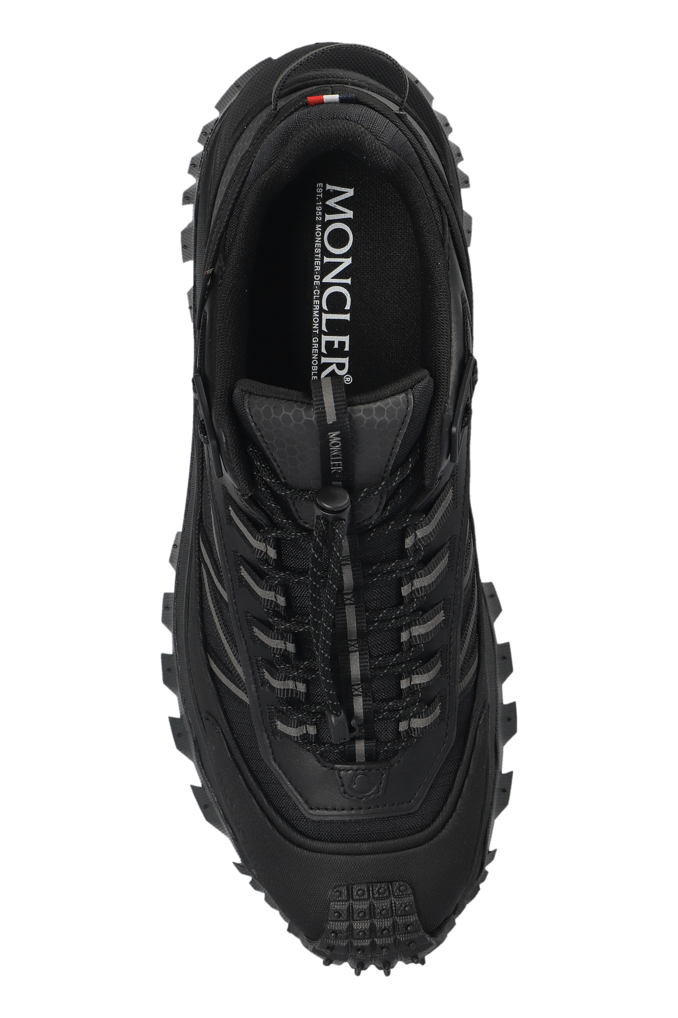MONCLER☆APRES TRAIL スニーカー UNISEX BLACK Moncler: Black Trailgrip Après Sneakers | SSENSE